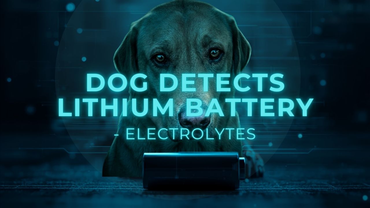 Rocco — Dog Detects Lithium Battery Electrolytes — Advanced BioAnalytic detection run